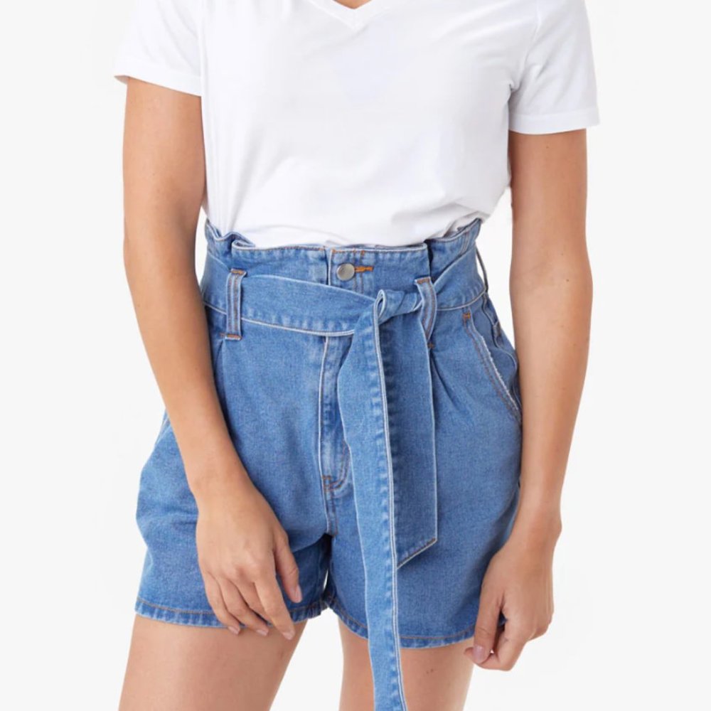 Lole Denim Paper Bag shorts